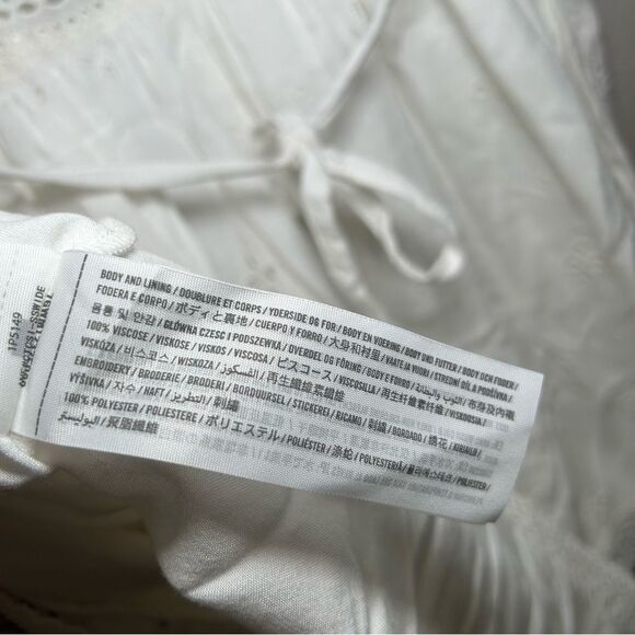 Abercrombie & Fitch crochet lace embroidered boho dress women’s size small - Picture 12 of 14